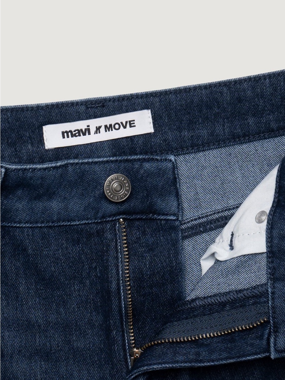 Mavi Sabrina Wide Leg Jeans Mid rise Dark Blue - Picture 10 of 11